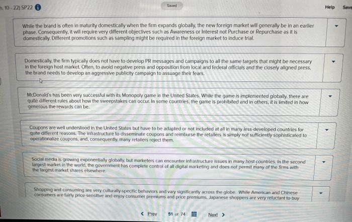 7.10-22) SP22 Saved Help Save This activity is