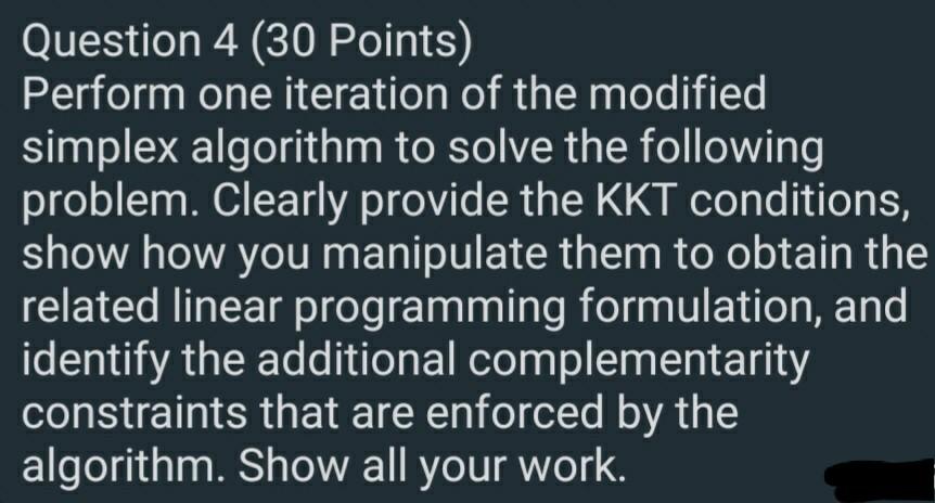 Can you help me to solve this please Question 4