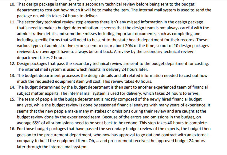 1. For this question, you will review a process,