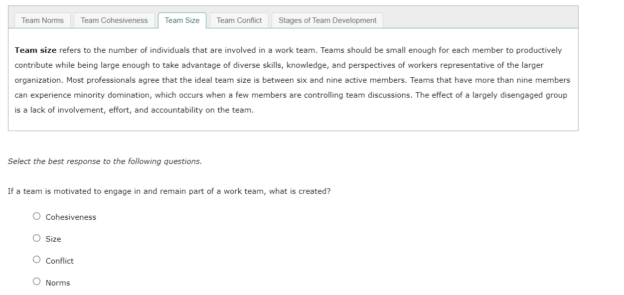 For work teams to be designed and implemented