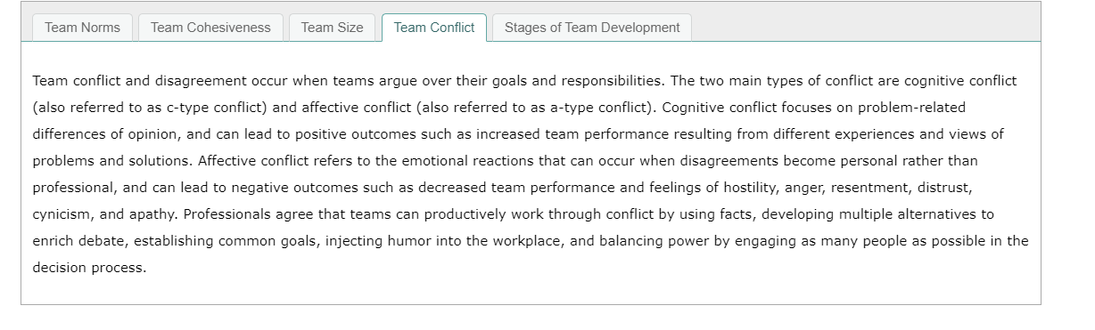 For work teams to be designed and implemented