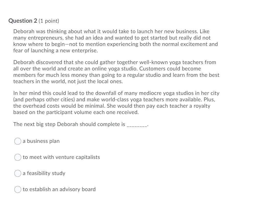 3 Question 3 (1 point) 6 Williamson is the owner