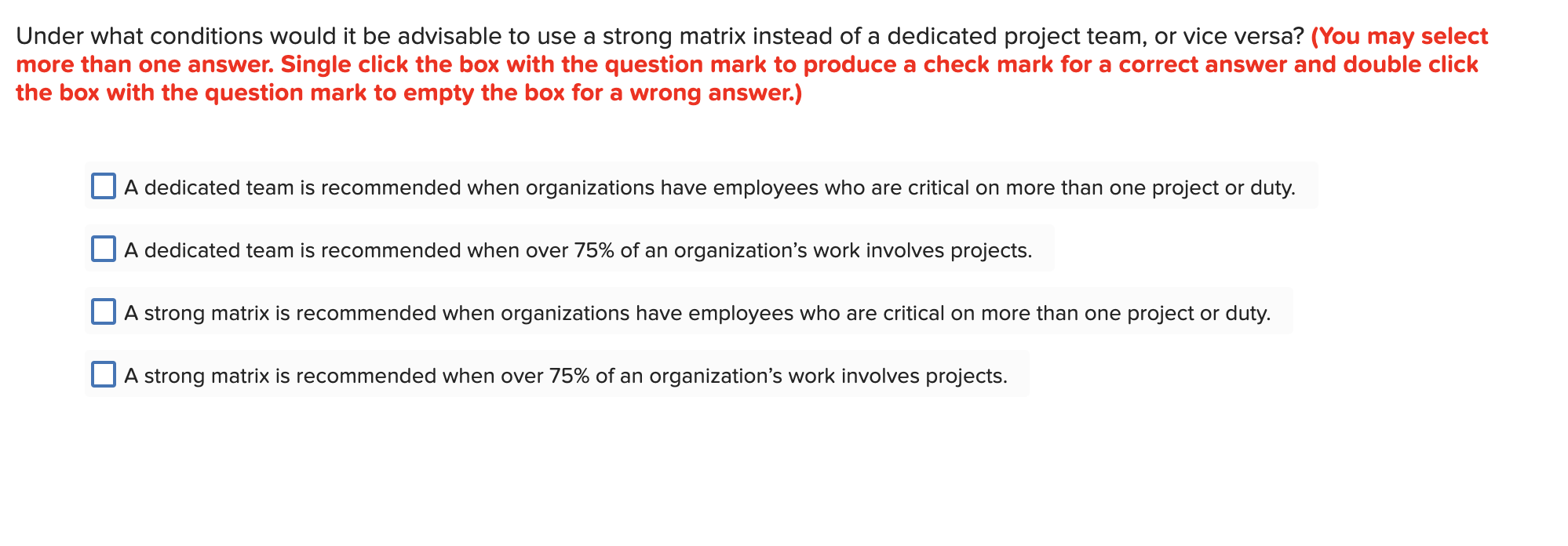 Under what conditions would it be advisable to