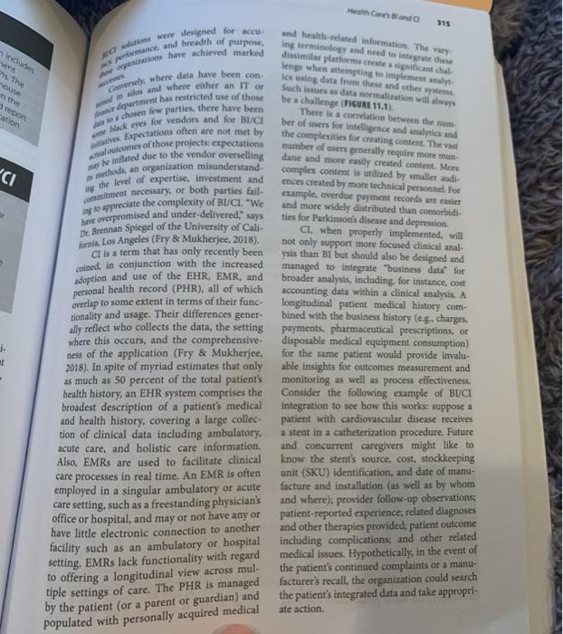 Analytics, Business Intelligence, and Clinical