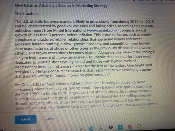 New Balance: Attaining a Balance in Marketing