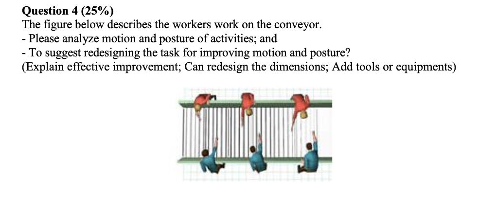 Question 4 (25%) The figure below describes the