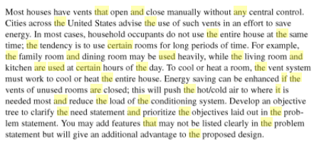 Most houses have vents that open and close