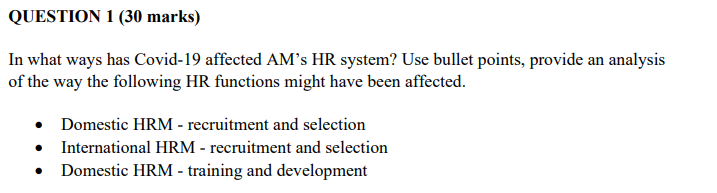 AM is a hypothetical Australian hotel chain