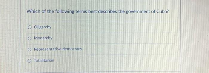 Which of the following terms best describes the