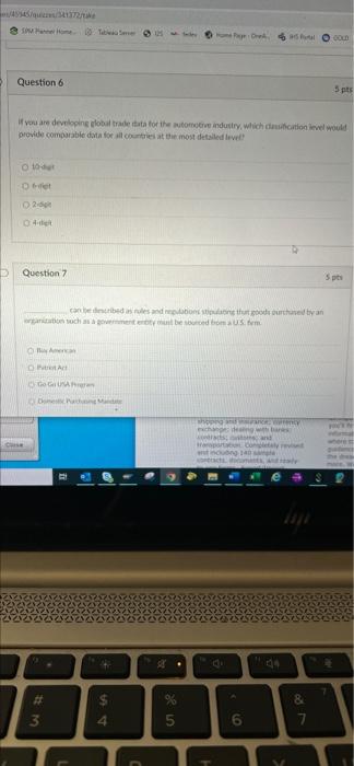 S. 4 000 Question 6 3 pts If you are developing