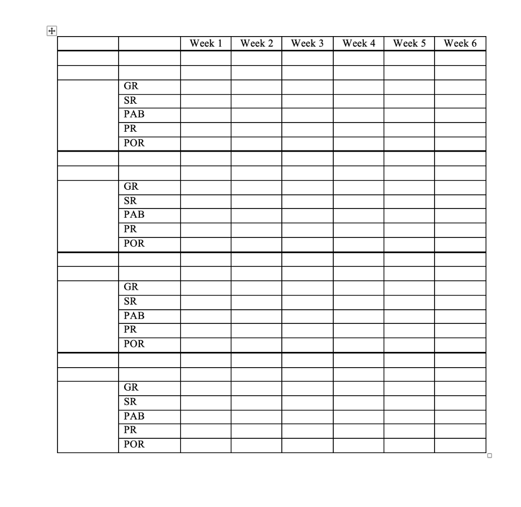 Given the following data, develop MRP plans for