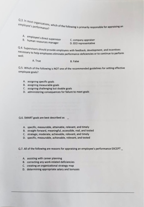 ATTITLE: Performance Management ACTIVITY: Pre