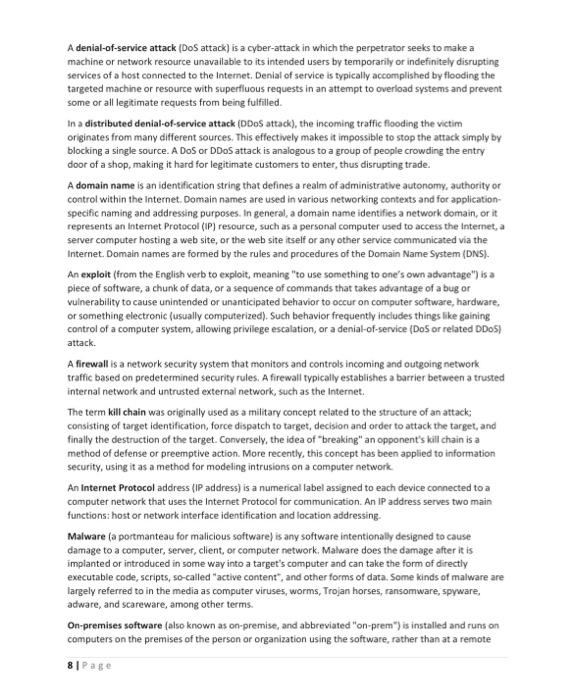 BASED ON THE PARAGRAPHS BELOW ABOUT RELIAQUEST