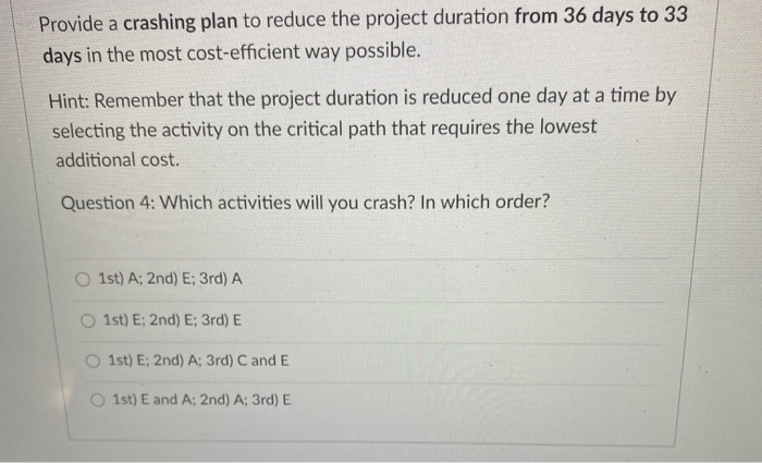 PART 2: Act. ID No. Activity Description Table 2