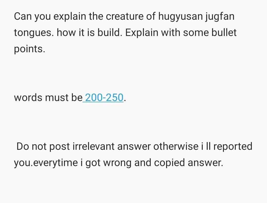 Can you explain the creature of hugyusan jugfan