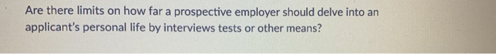 Are there limits on how far a prospective