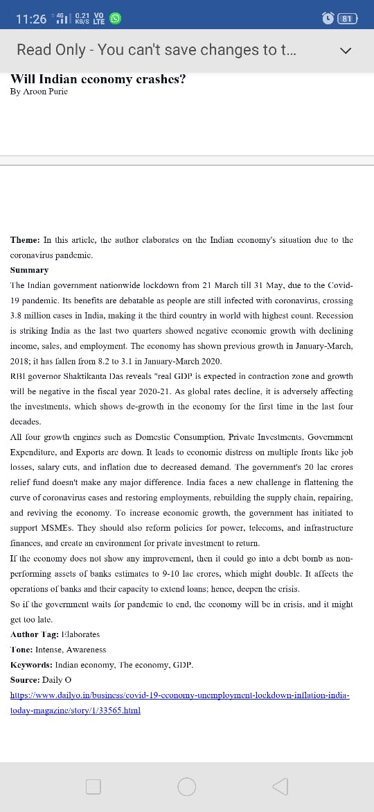 Article summary with author name reference site