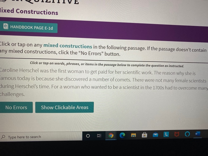help lixed Constructions HANDBOOK PAGE E-1d Click