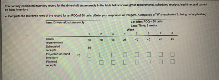 Find Planned Order Release A. Complete the last