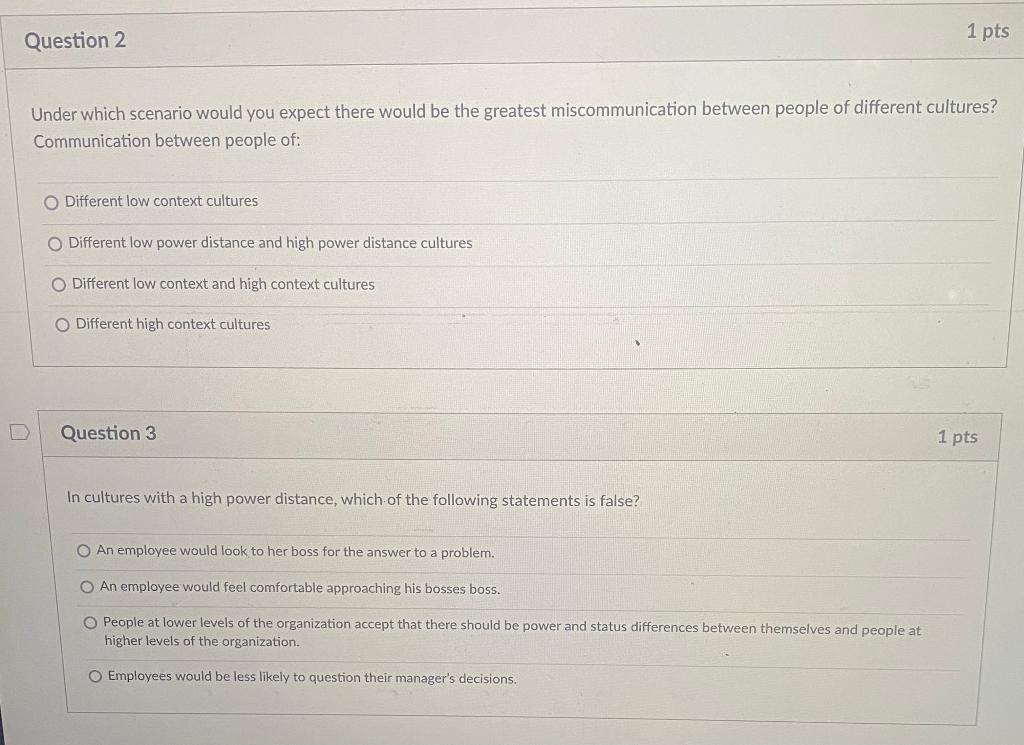 Under which scenario would you expect there would