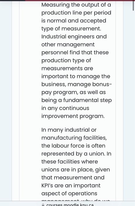 plz answer asap As an operations manager, you