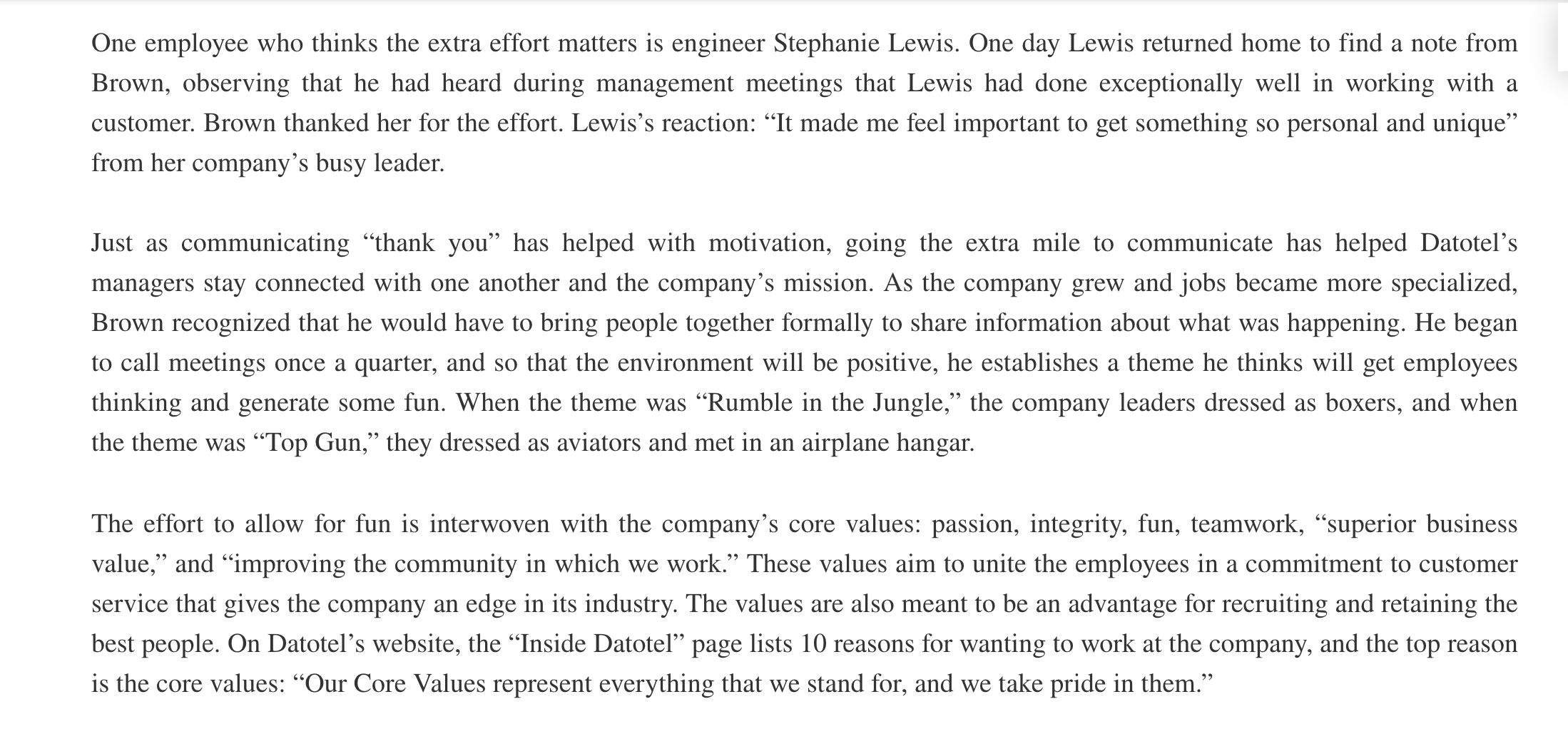 PLEASE ANSWER ALL QUESTIONS Learning to Show