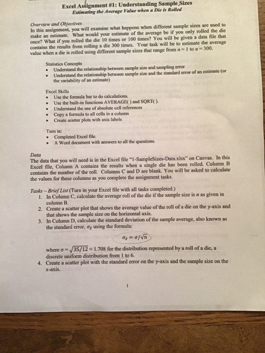 In this assignment , you will examine what