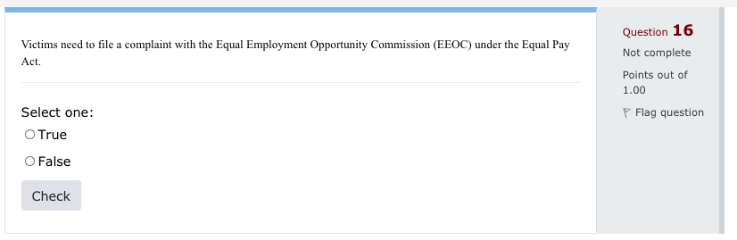 Question 13 Identify the correct statement about