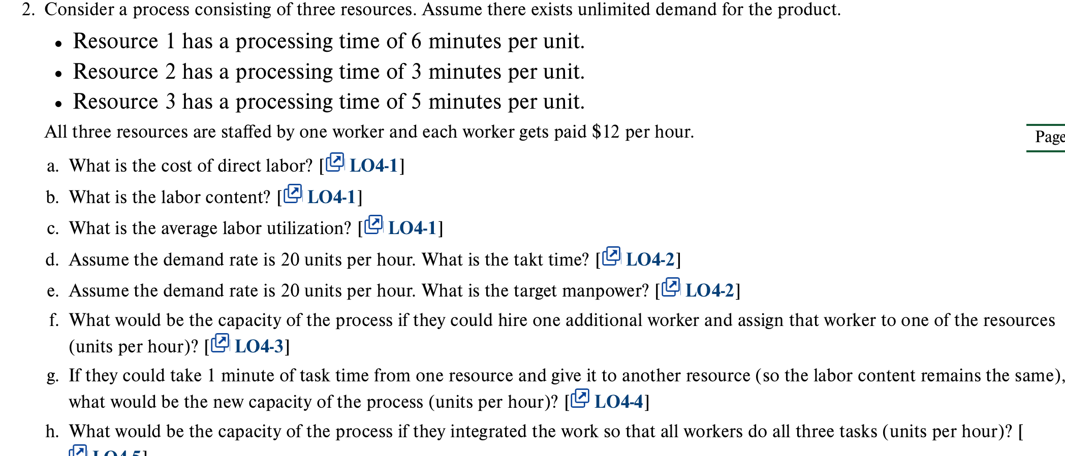 Answer E-H 2. Consider a process consisting of