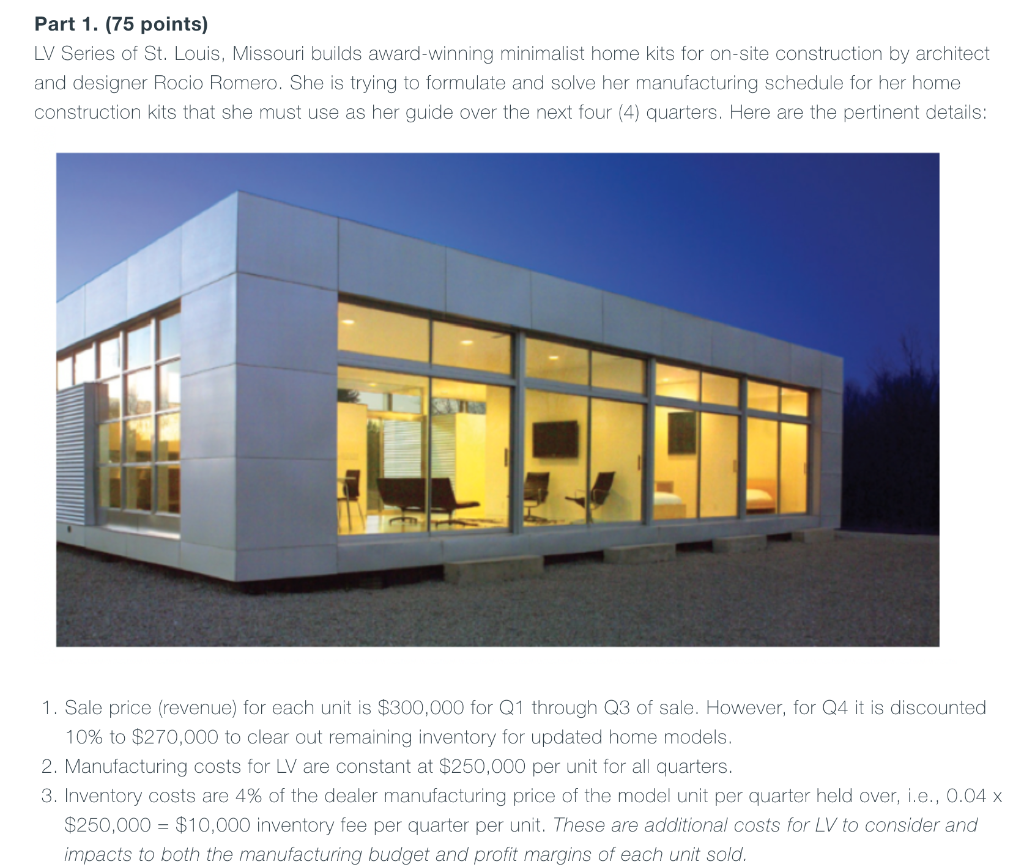 Part 1. (75 points) LV Series of St. Louis,