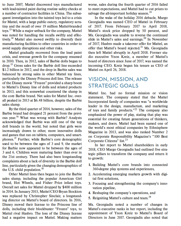 Crafting and Executing strategy 22e Case 19