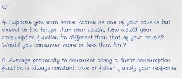 Q1 4. Suppose you earn same income as one of your