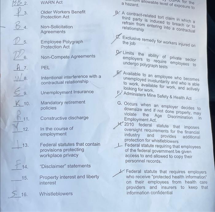 all of them plis to be sure they are correct for