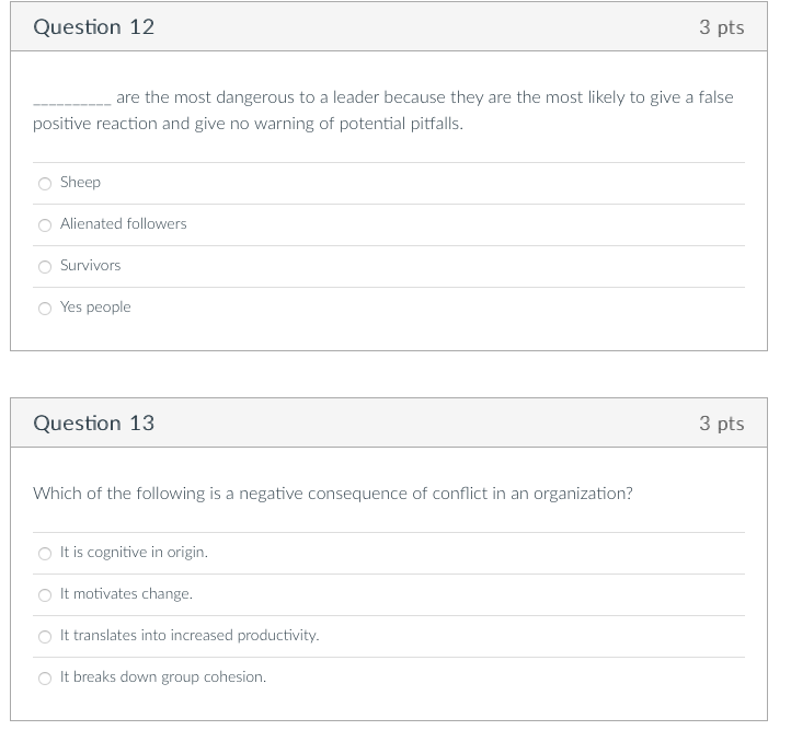 Question 10 In the context of leader-member
