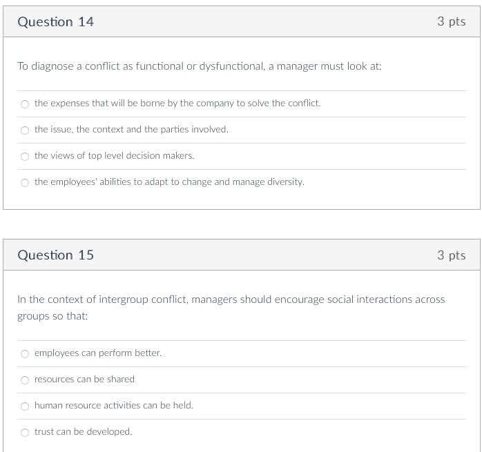 Question 10 In the context of leader-member