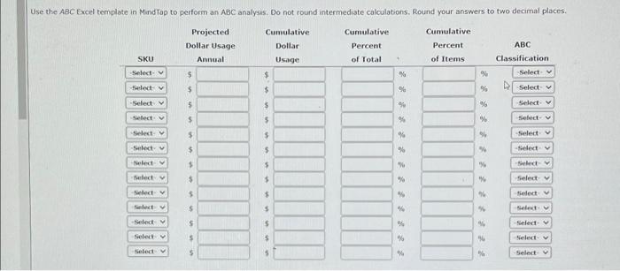 Spreadsheet The Welsh Corporation uses 13 key