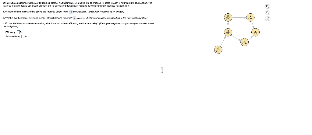 Jane produces custom greeting cards using six