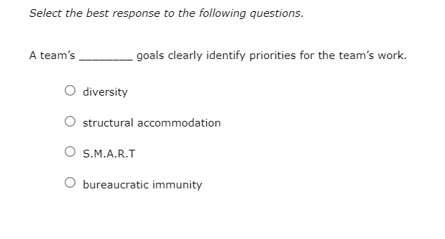 Work teams are designed to represent the diverse