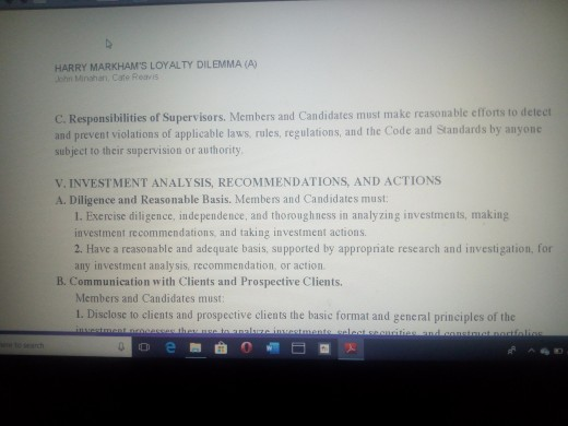 Assignment questions : in your Analysis, be sure