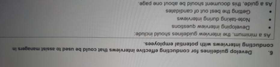 6. Develop guidelines for conducting effective
