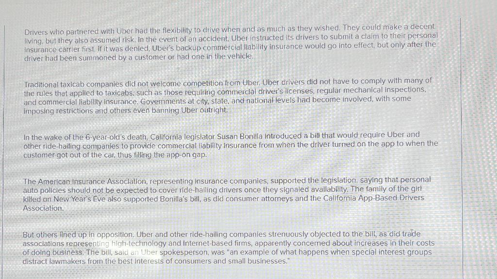 Please answer these 3 questions! Thank you Case