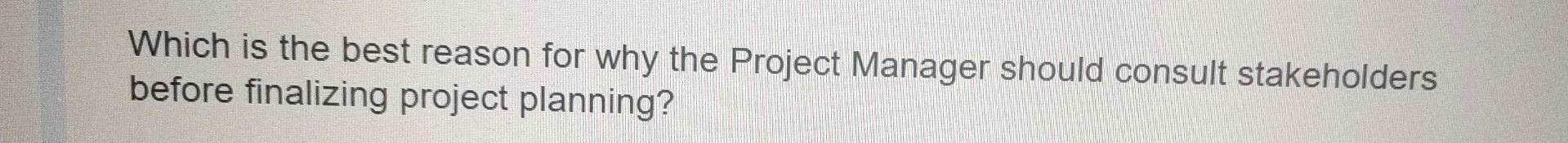 Question 12 (1 point) A project proceeds through