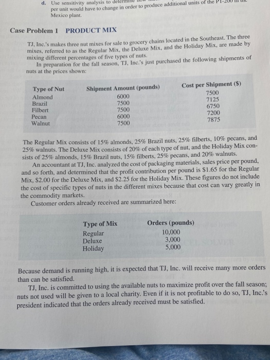 develop linear program and provide the pros and