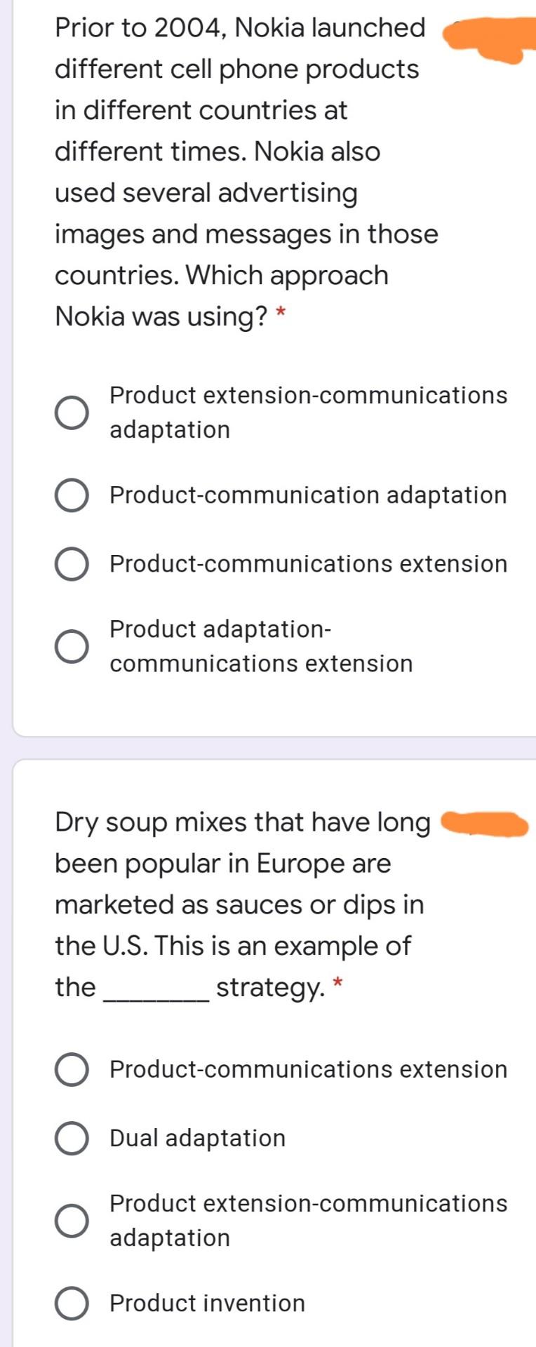 Prior to 2004, Nokia launched different cell