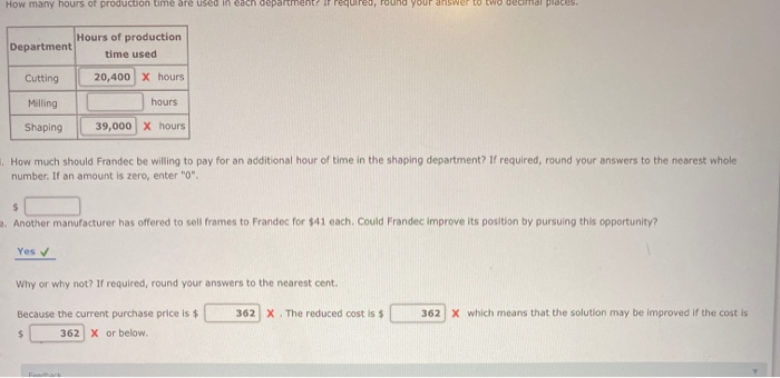 Problem 4-17 (Algorithmic) Frandec Company