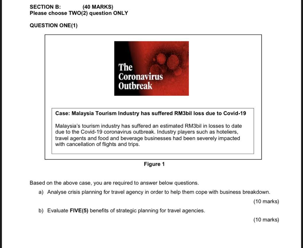 SECTION B: (40 MARKS) Please choose TWO(2)
