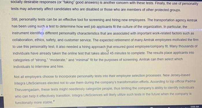 Case: "To Test, or Not to Test, That is the