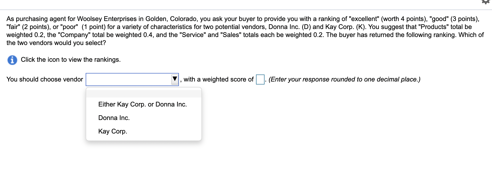 This should be everything needed As purchasing