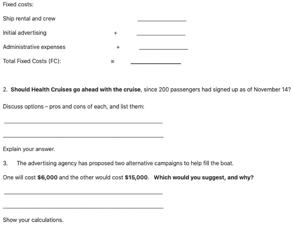 PLEASE READ/DISCUSS THE FOLLOWING CASE STUDY, AND