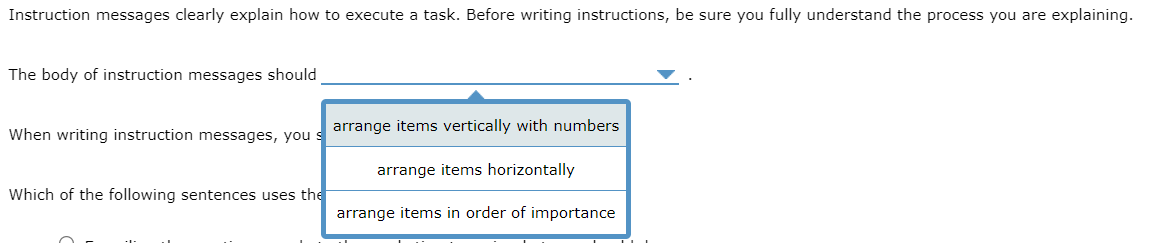 Instruction messages clearly explain how to